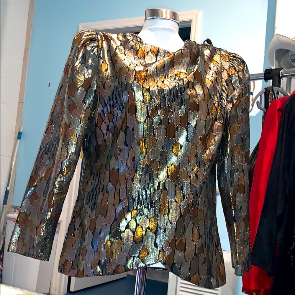 Parra gold blazer